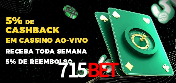 Promoções do cassino ao Vivo 715bet